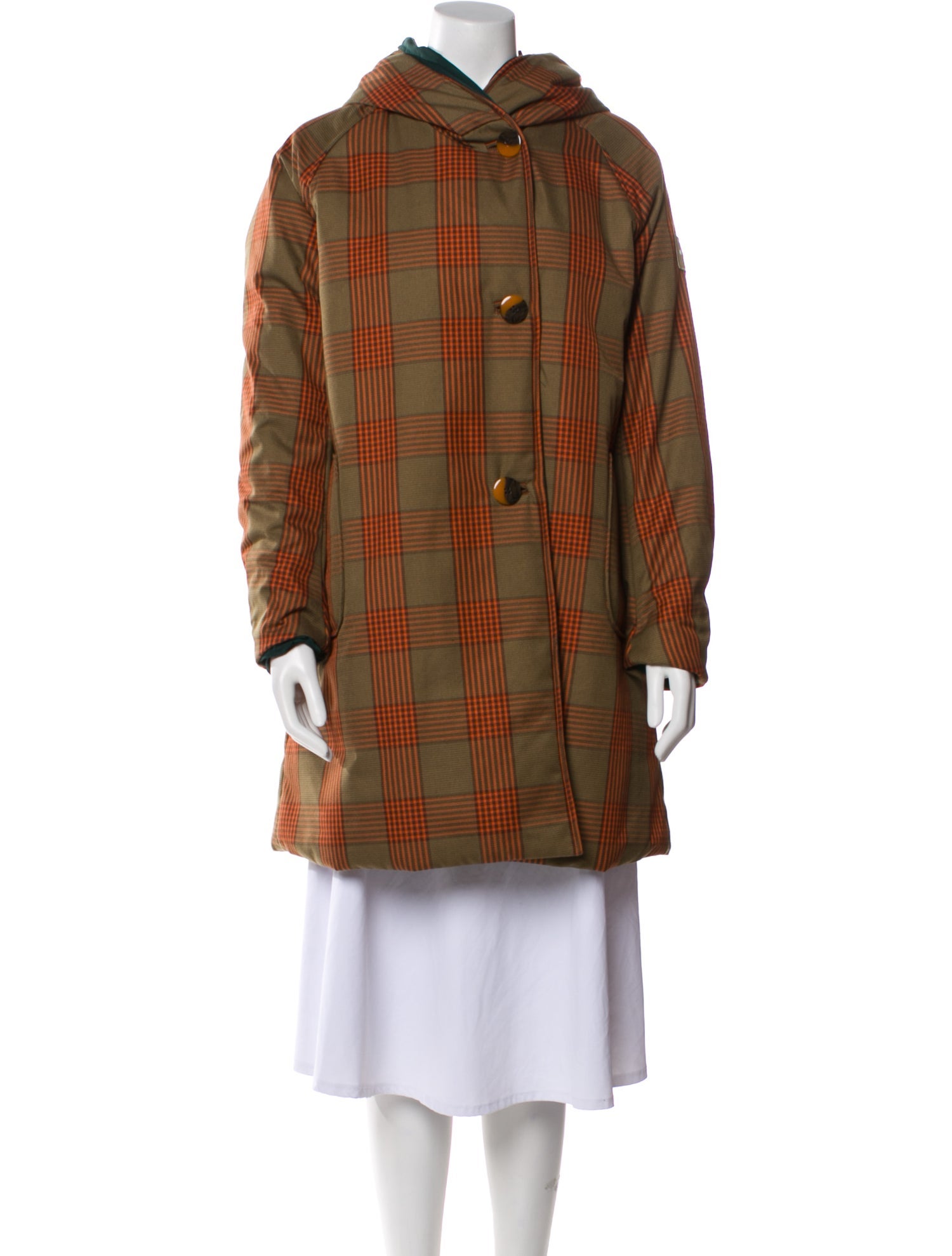 Oof Wear Plaid Print Coat