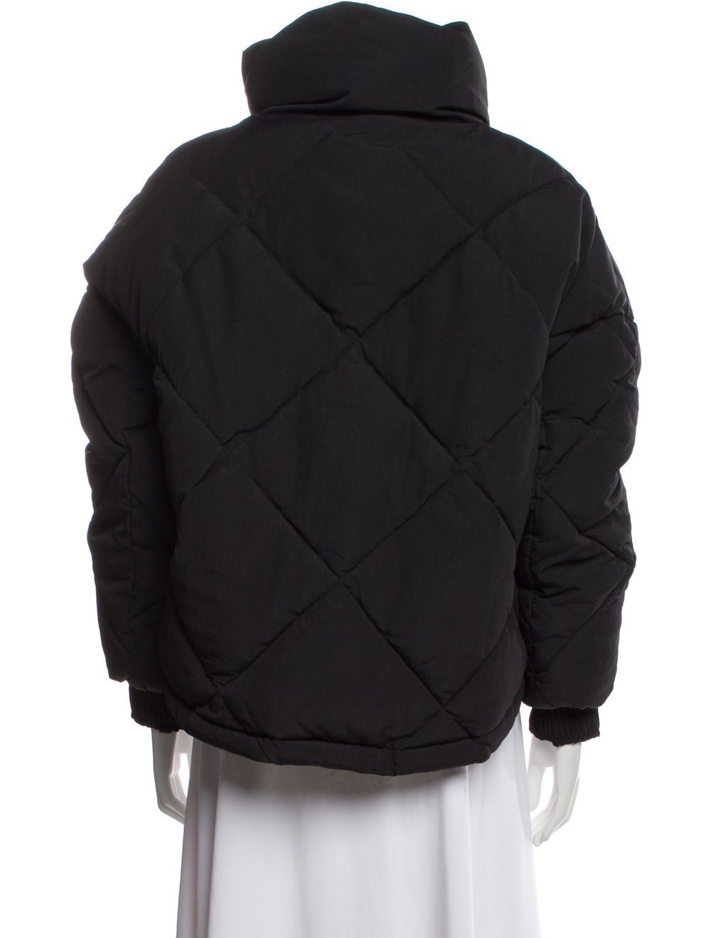 Oof Wear Jacket Black Stand Collar Patch Pockets & - image 3