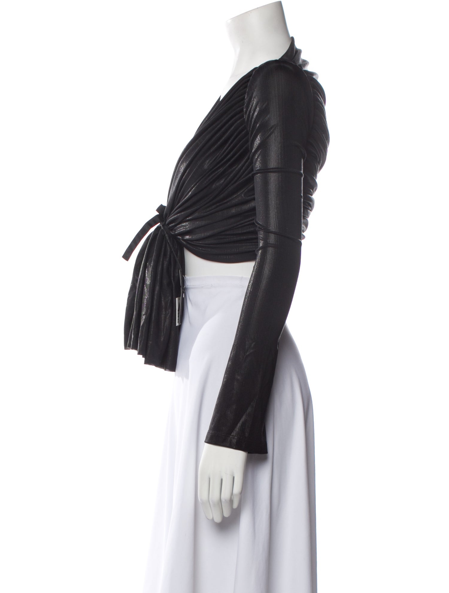 Weinsanto V-Neck Long Sleeve Crop Top w/ Tags