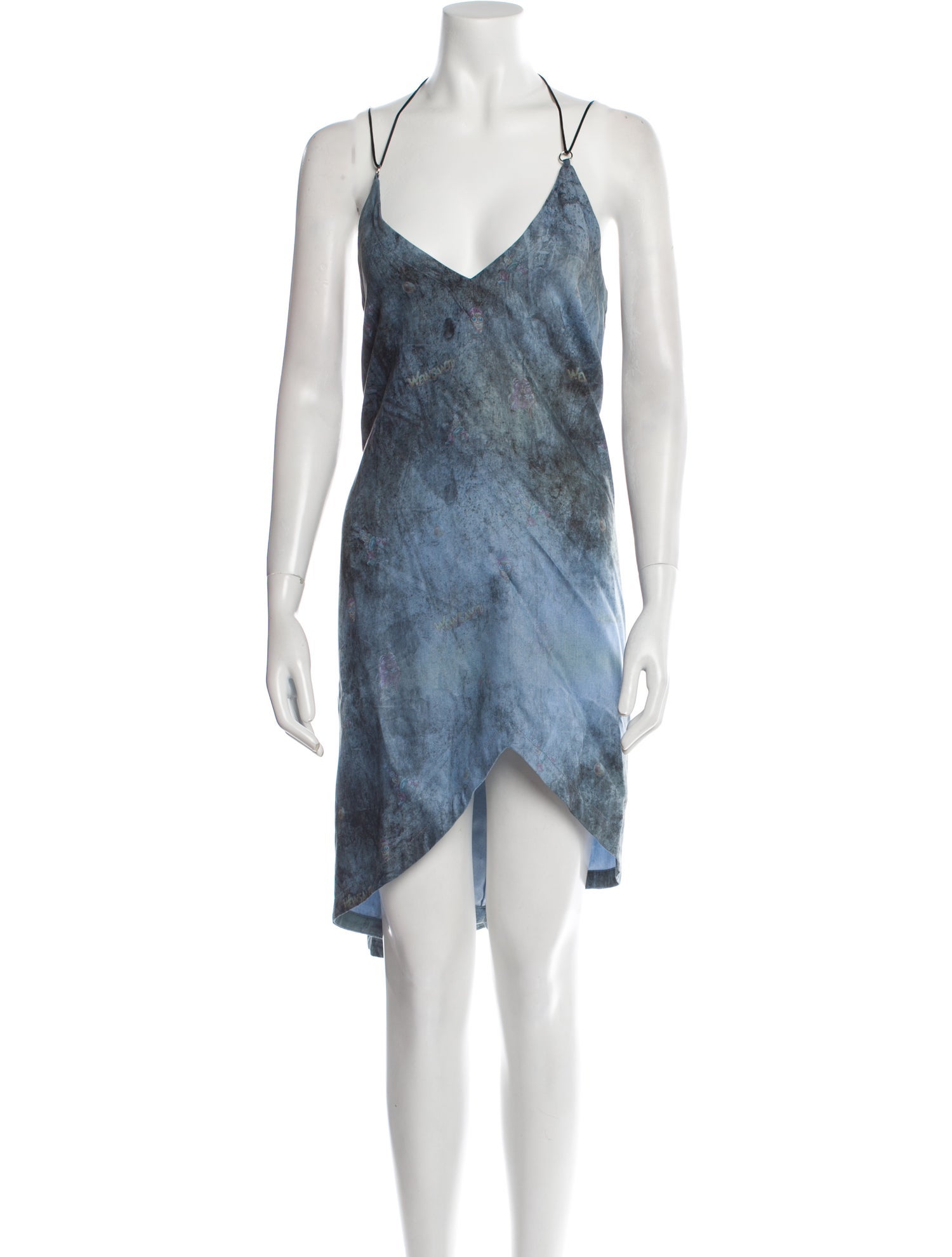 Weinsanto Tie-Dye Print Mini Dress