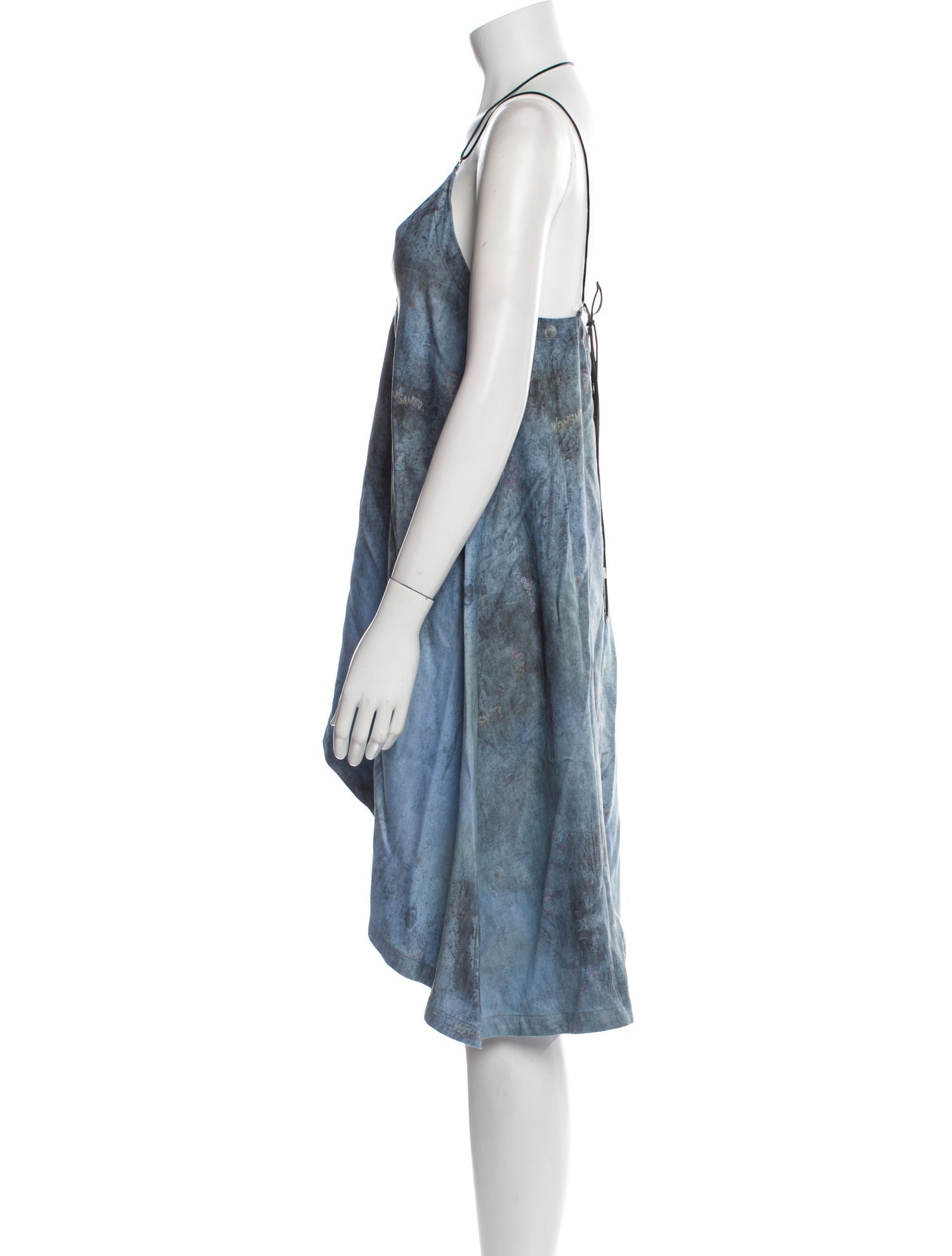 Weinsanto Tie-Dye Print Mini Dress