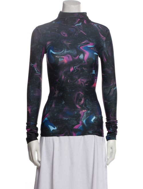 Weinsanto Printed Turtleneck Top