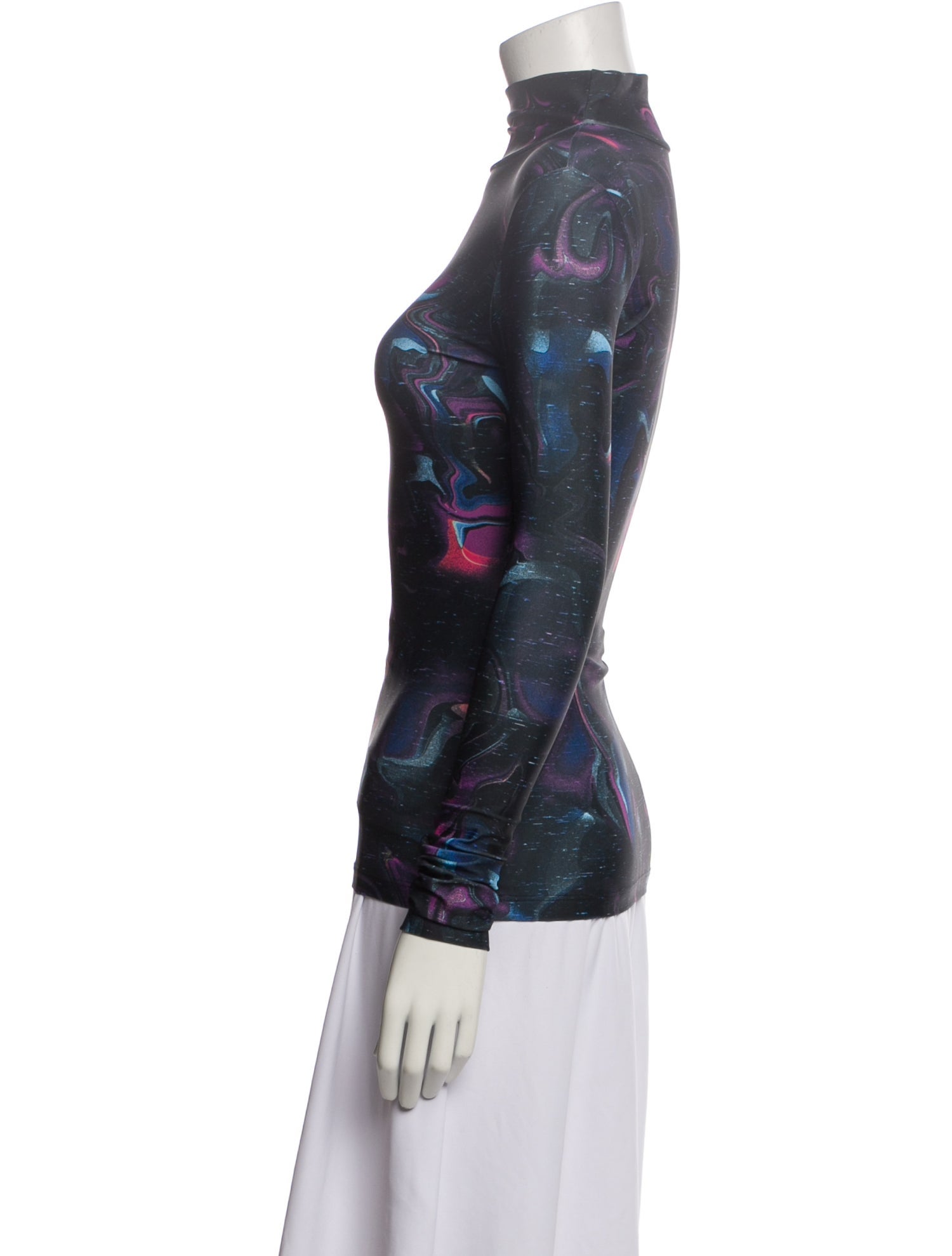 Weinsanto Printed Turtleneck Top