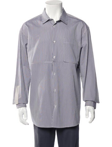 Off-White Dress Shirts c/o Virgil Abloh 2018 Striped Shirt XL