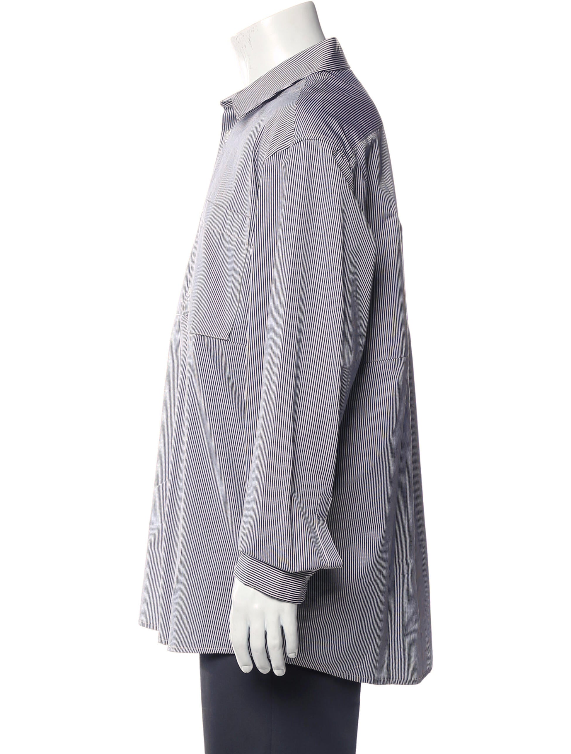 Off-White c/o Virgil Abloh 2018 Striped Dress Shirt