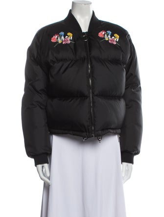 Off-White c/o Virgil Abloh 2018 Floral Detail Puffer Down Jacket