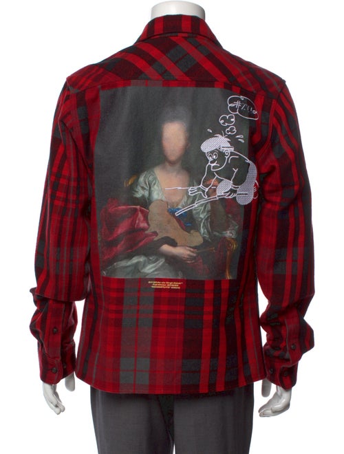 Off-White c/o Virgil Abloh 2019 Incompiuto Plaid Flannel Shirt