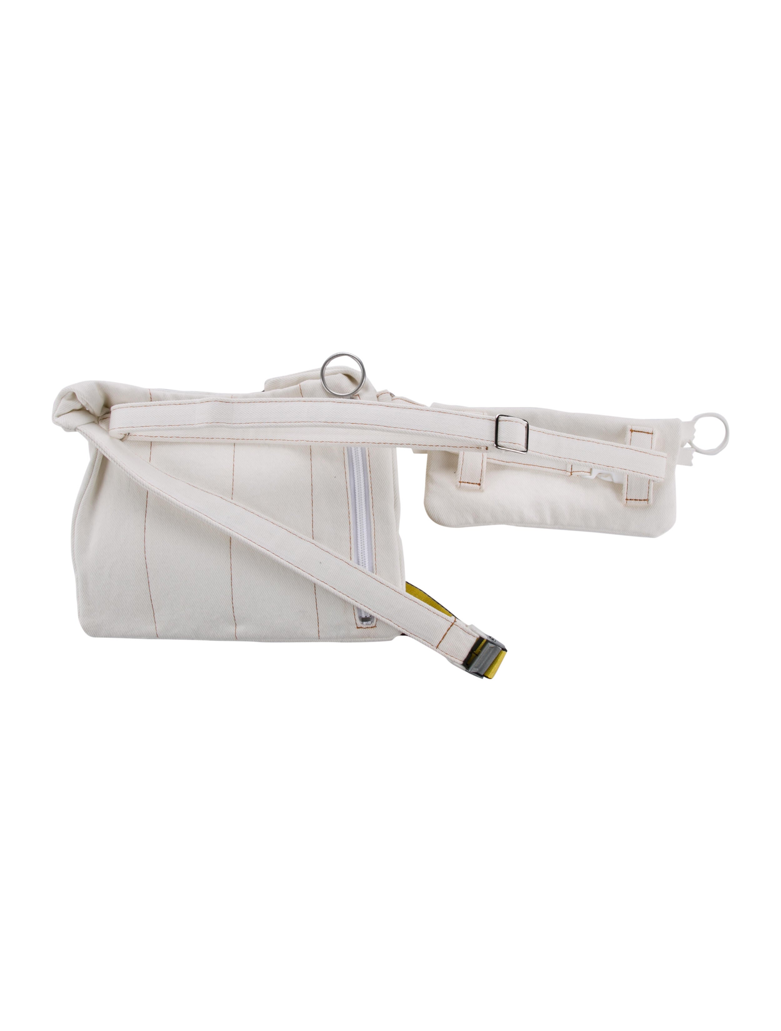 OffWhite c/o Virgil Abloh Canvas Messenger Bag White Messenger Bags
