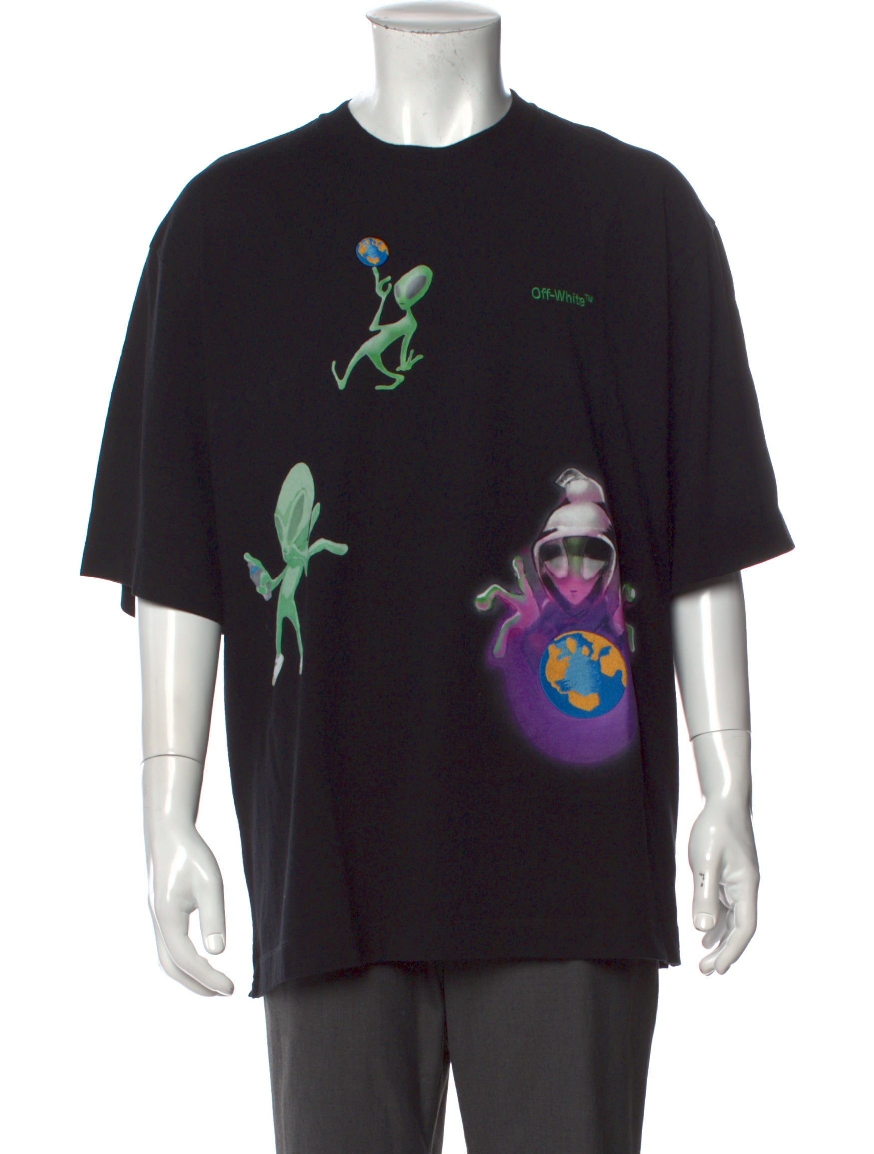 Off-White OMAA120F22JER013 ALIEN SKILLS OVER Tシャツ ロゴ Off-White c/o Virgil Abloh 2022 Alien Skills T-Shirt w/ Tags