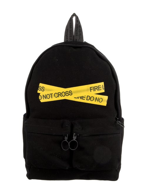 Off-White c/o Virgil Abloh Firetape Canvas Backpack