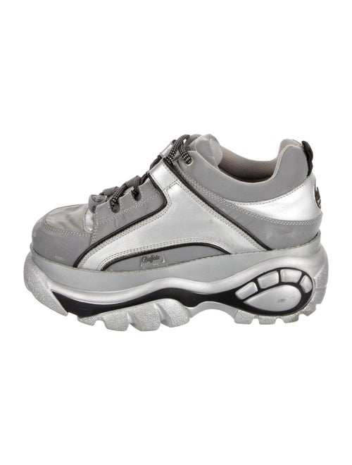 Opening Ceremony x Buffalo London Leather Colorblock Pattern Chunky Sneakers