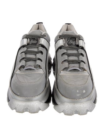 Opening Ceremony x Buffalo London Leather Colorblock Pattern Chunky Sneakers