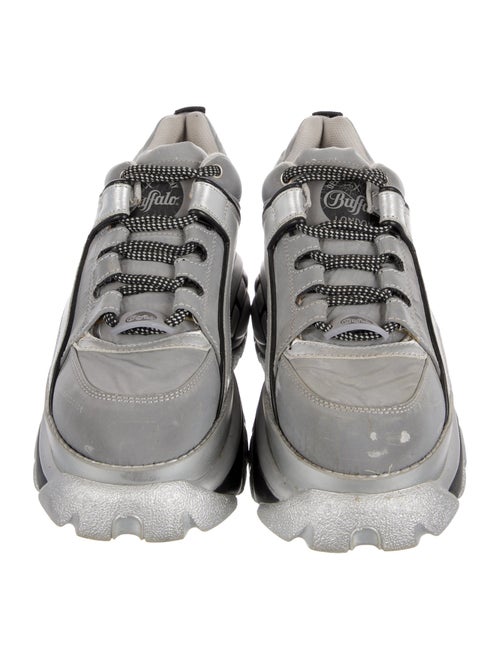 Opening Ceremony x Buffalo London Leather Colorblock Pattern Chunky Sneakers