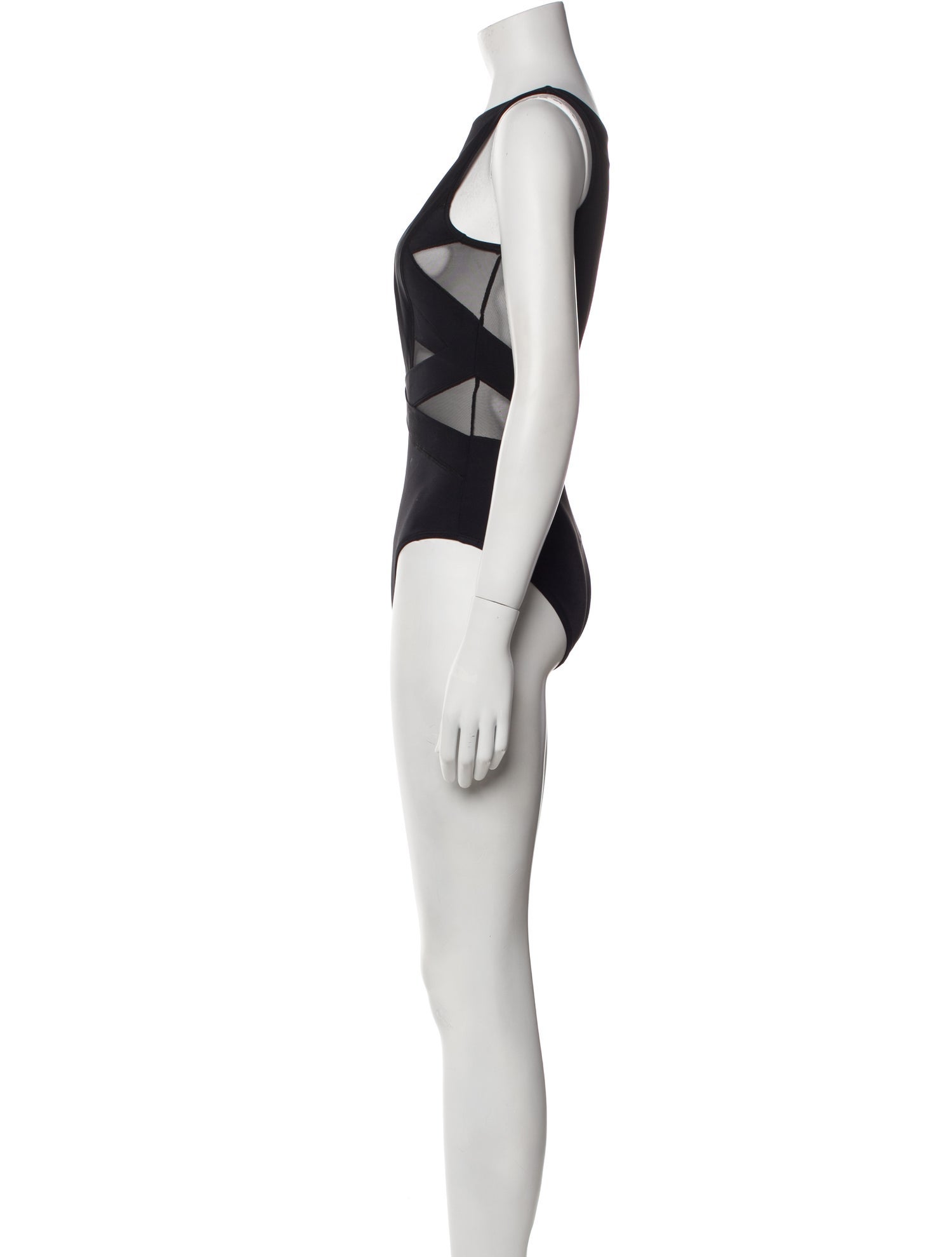 OYE Swimwear Mesh Accents One-Piece