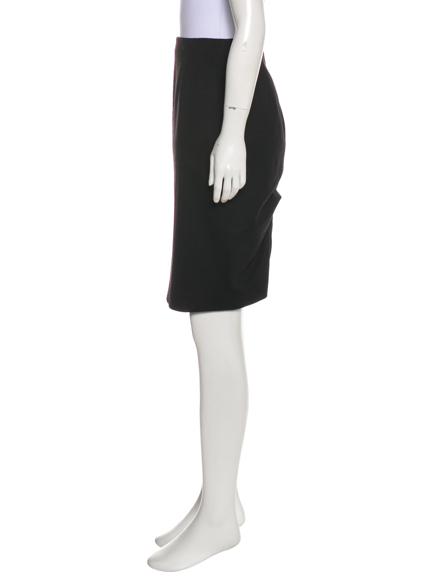 Paule Ka Wool Knee-Length Skirt