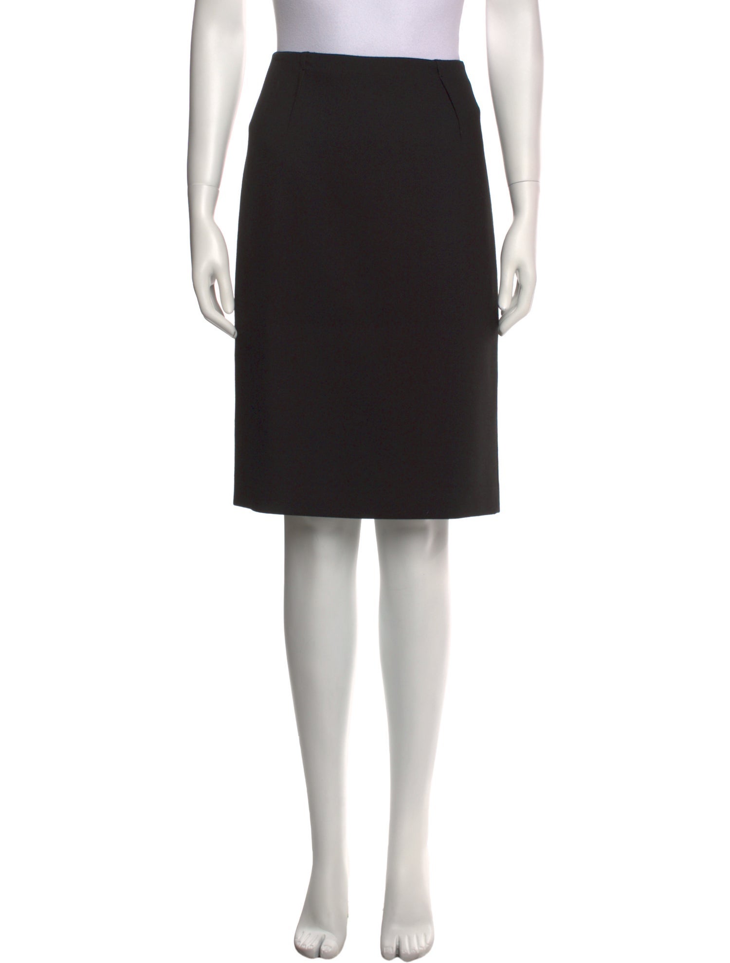 Paule Ka Pleated Accents Knee-Length Skirt
