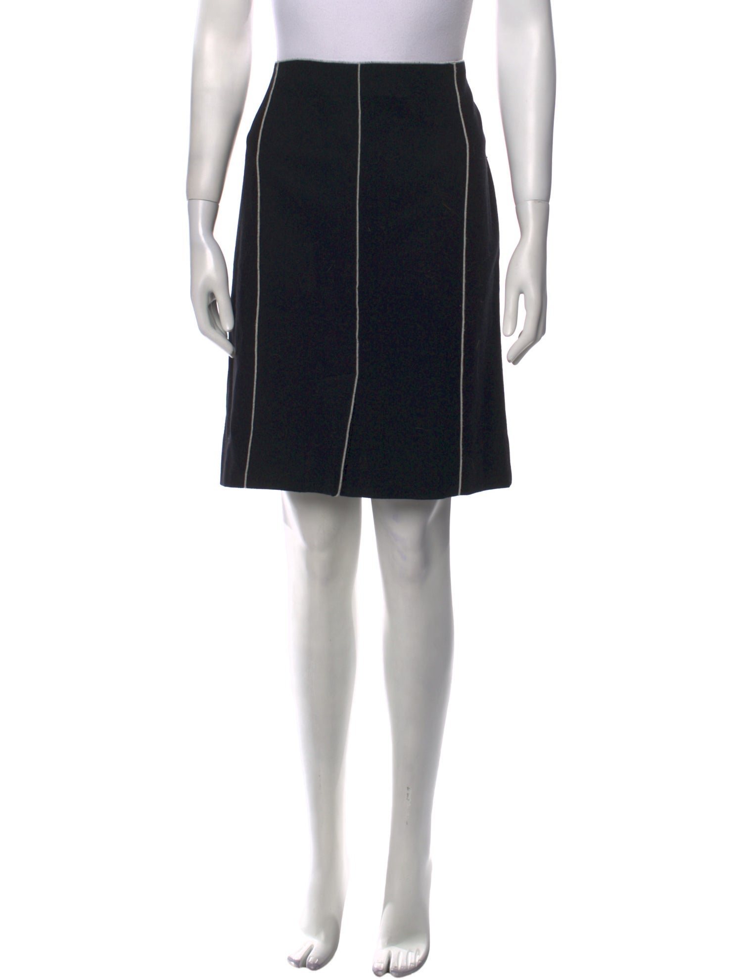 Paule Ka Virgin Wool Knee-Length Skirt