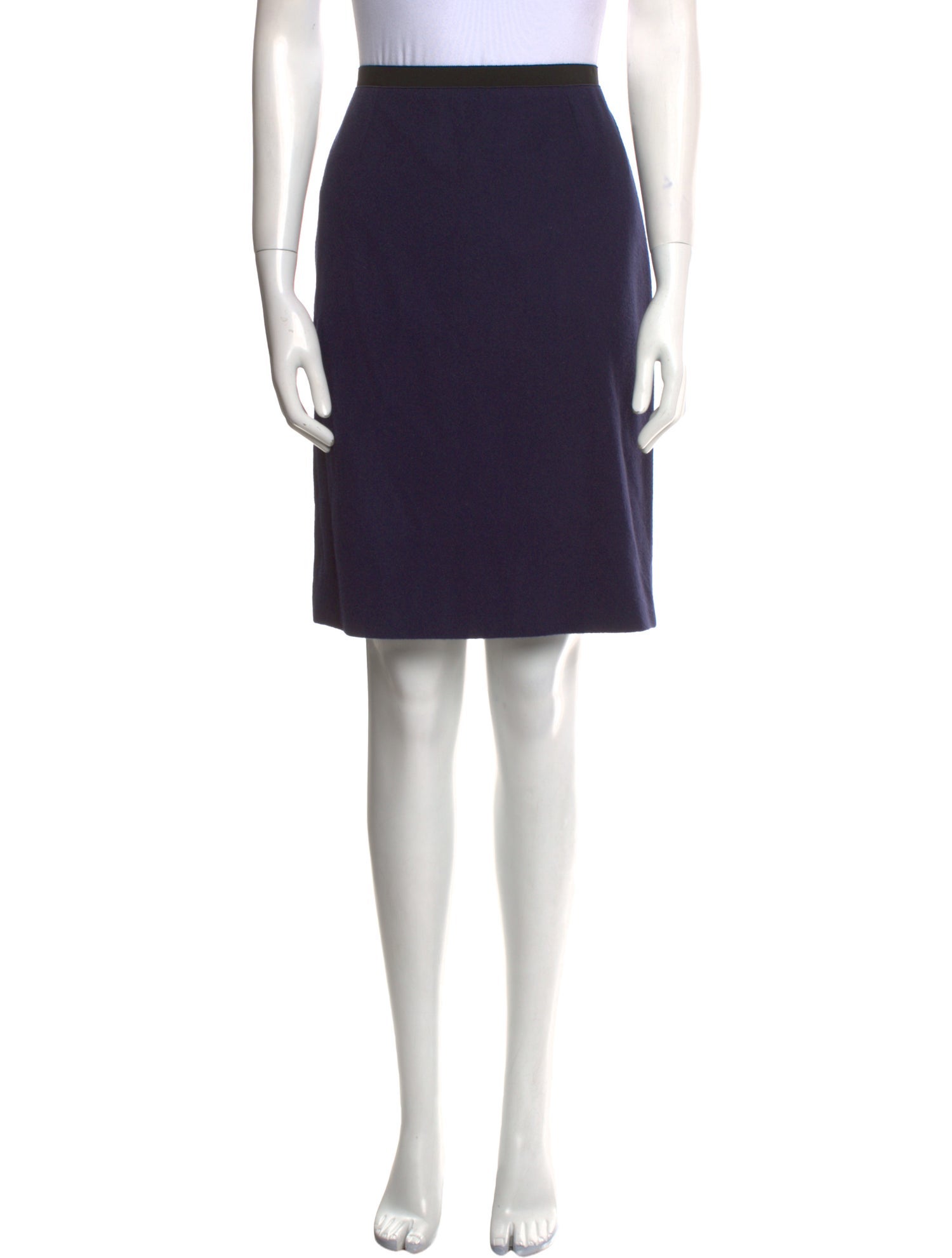 Paule Ka Virgin Wool Knee-Length Skirt