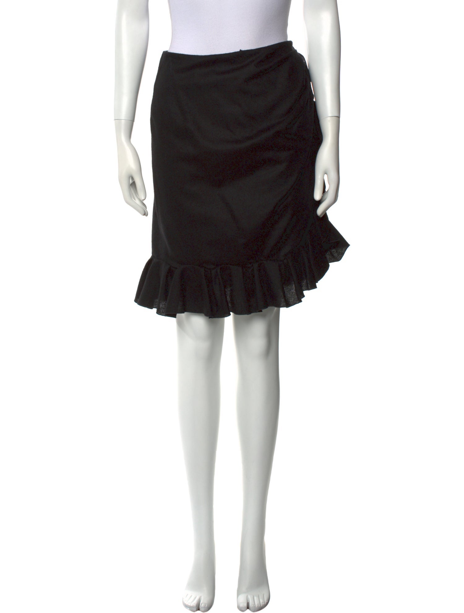 Paule Ka Virgin Wool Knee-Length Skirt