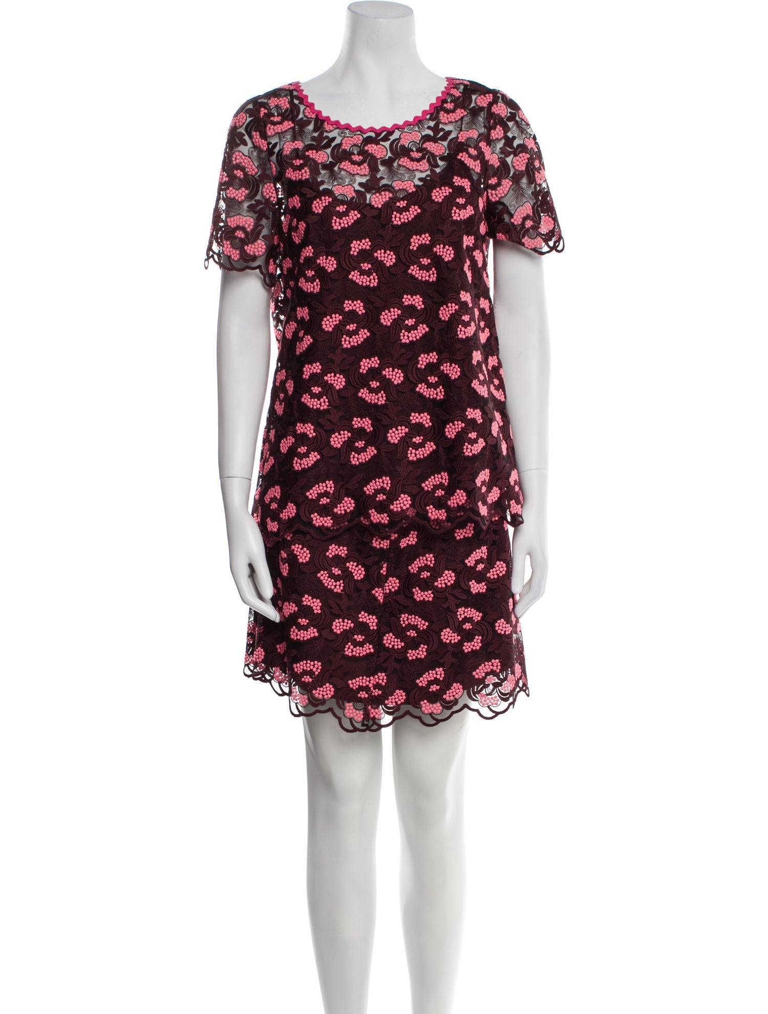 Paule Ka Printed Skirt Set w/ Tags