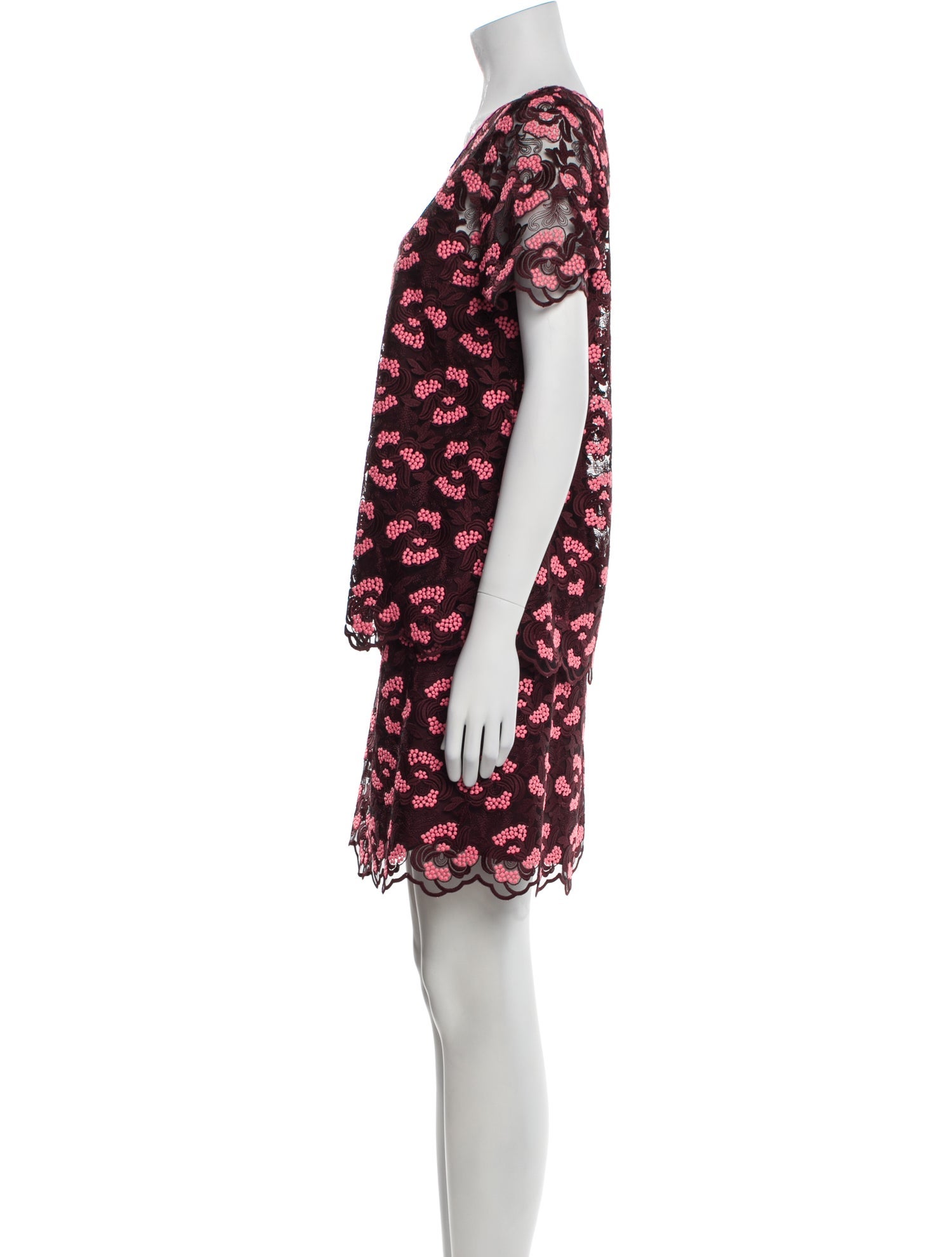 Paule Ka Printed Skirt Set w/ Tags