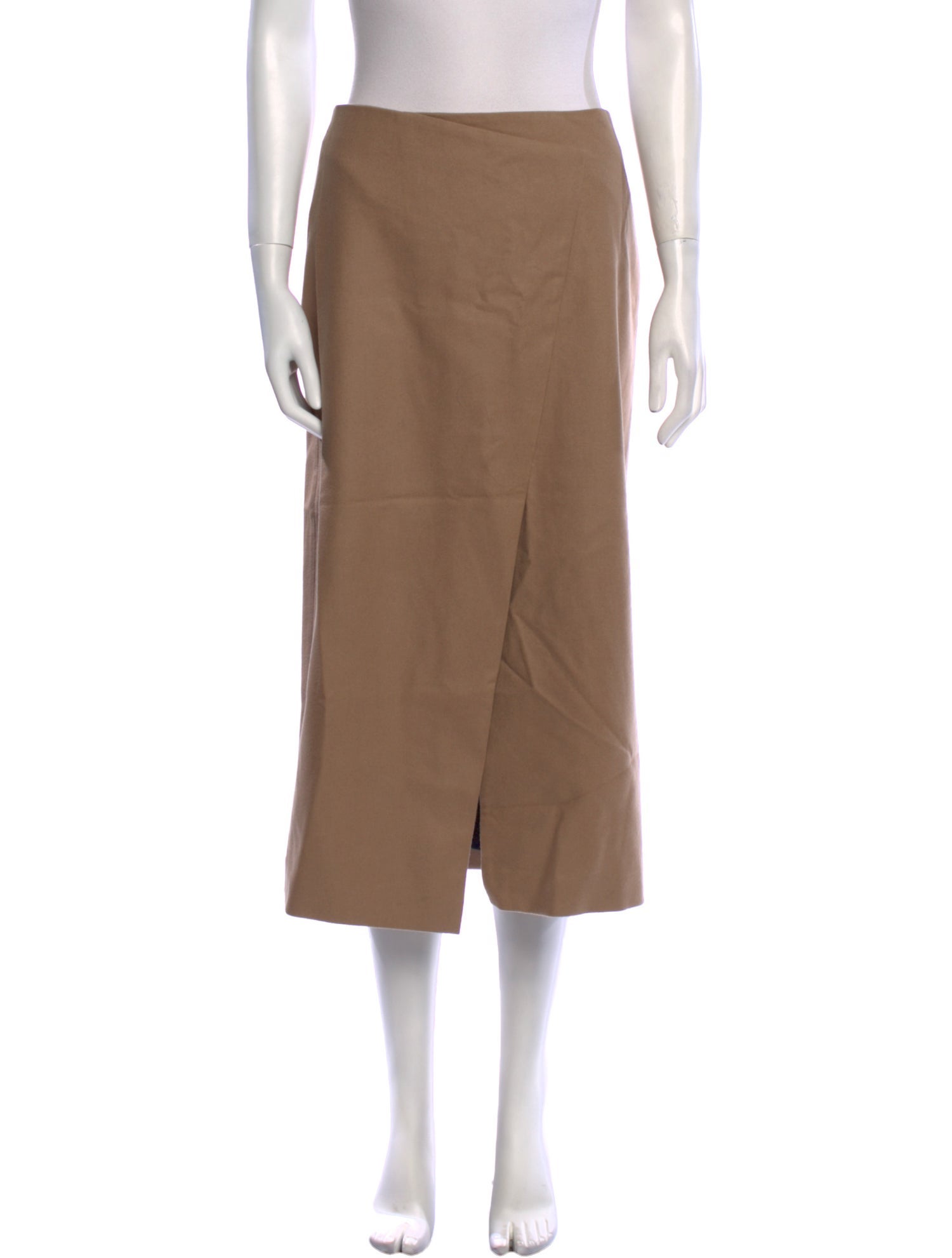 Paule Ka Virgin Wool Midi Length Skirt