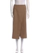 Paule Ka Virgin Wool Midi Length Skirt