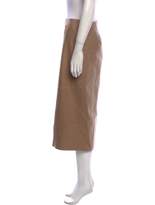 Paule Ka Virgin Wool Midi Length Skirt