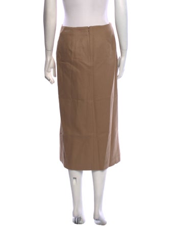 Paule Ka Virgin Wool Midi Length Skirt