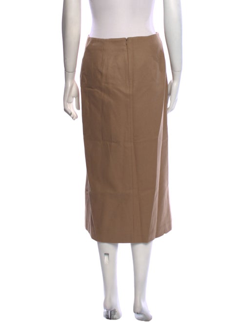 Paule Ka Virgin Wool Midi Length Skirt