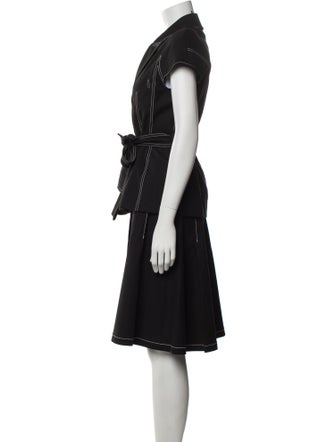 Paule Ka Striped Skirt Set