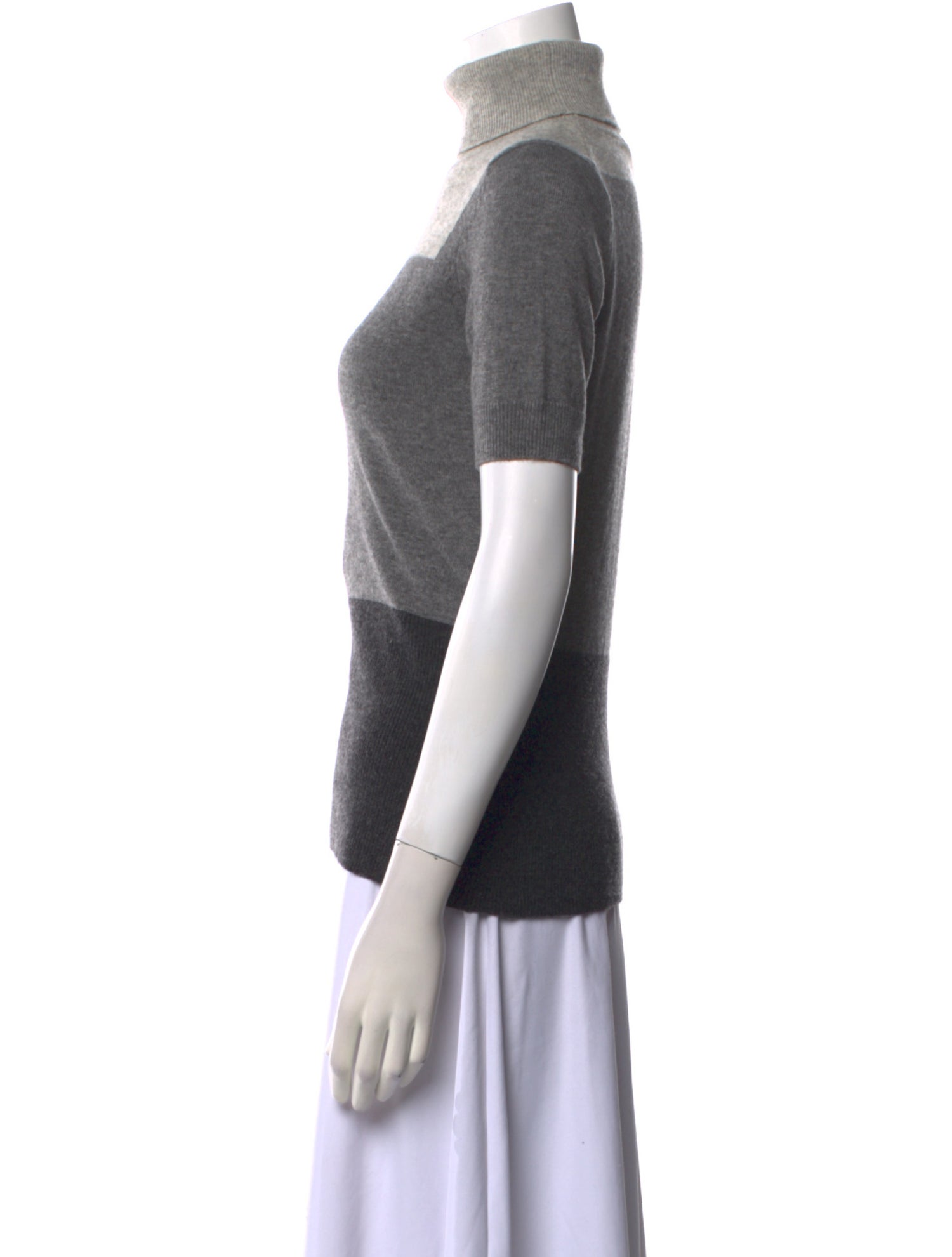 Paule Ka Wool Colorblock Pattern Sweater w/ Tags