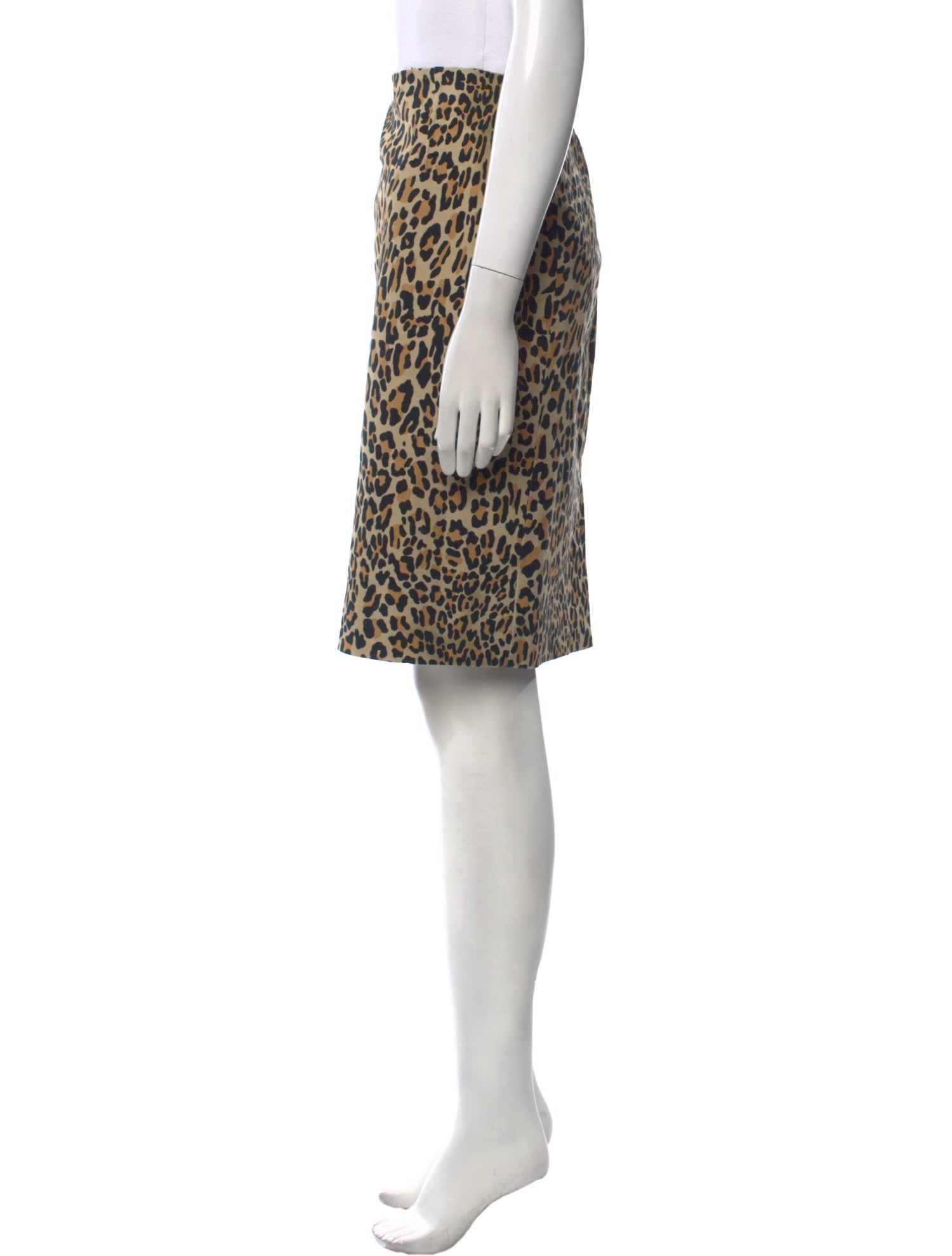 Paule Ka Animal Print Knee-Length Skirt