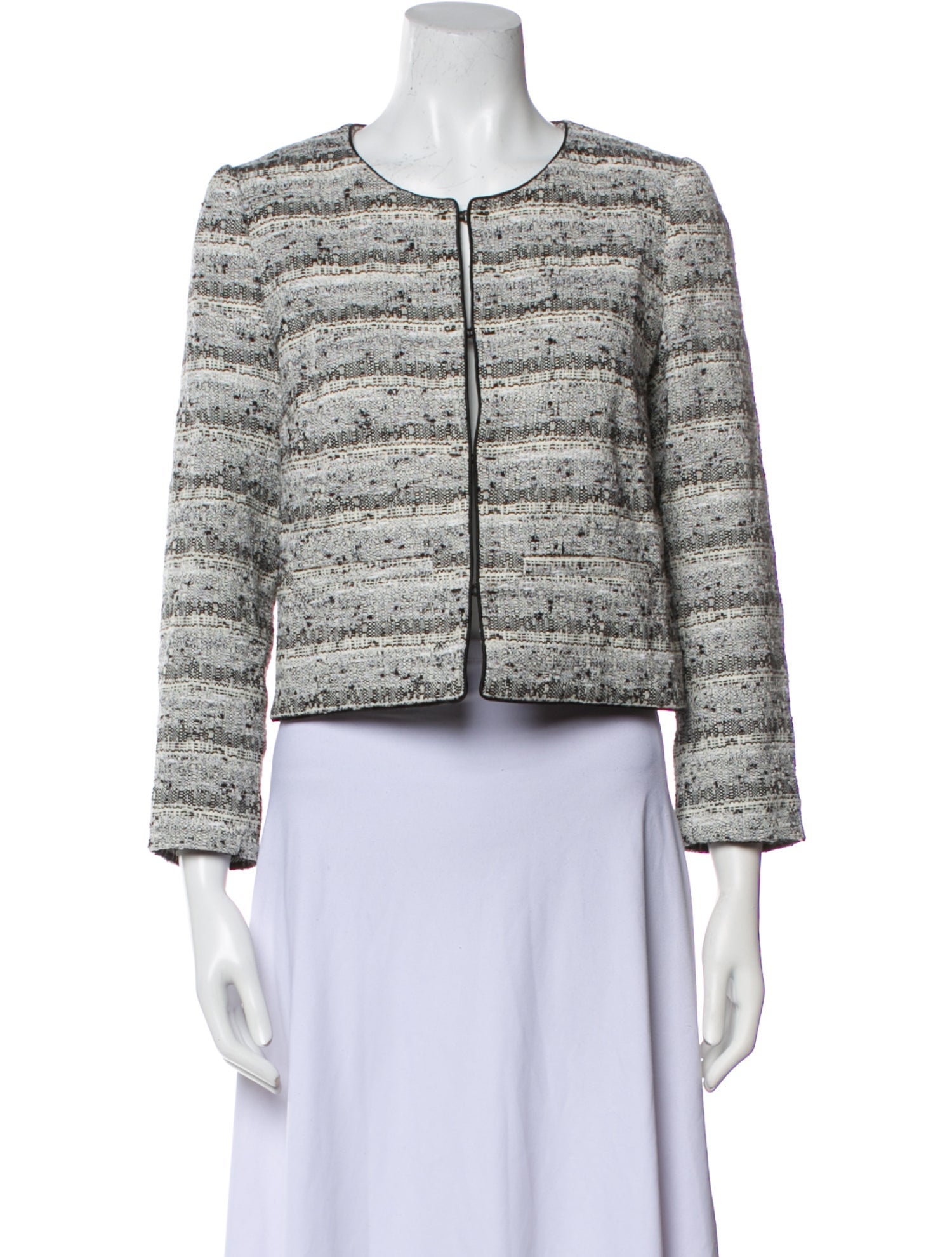 Paule Ka Tweed Tweed Pattern Evening Jacket