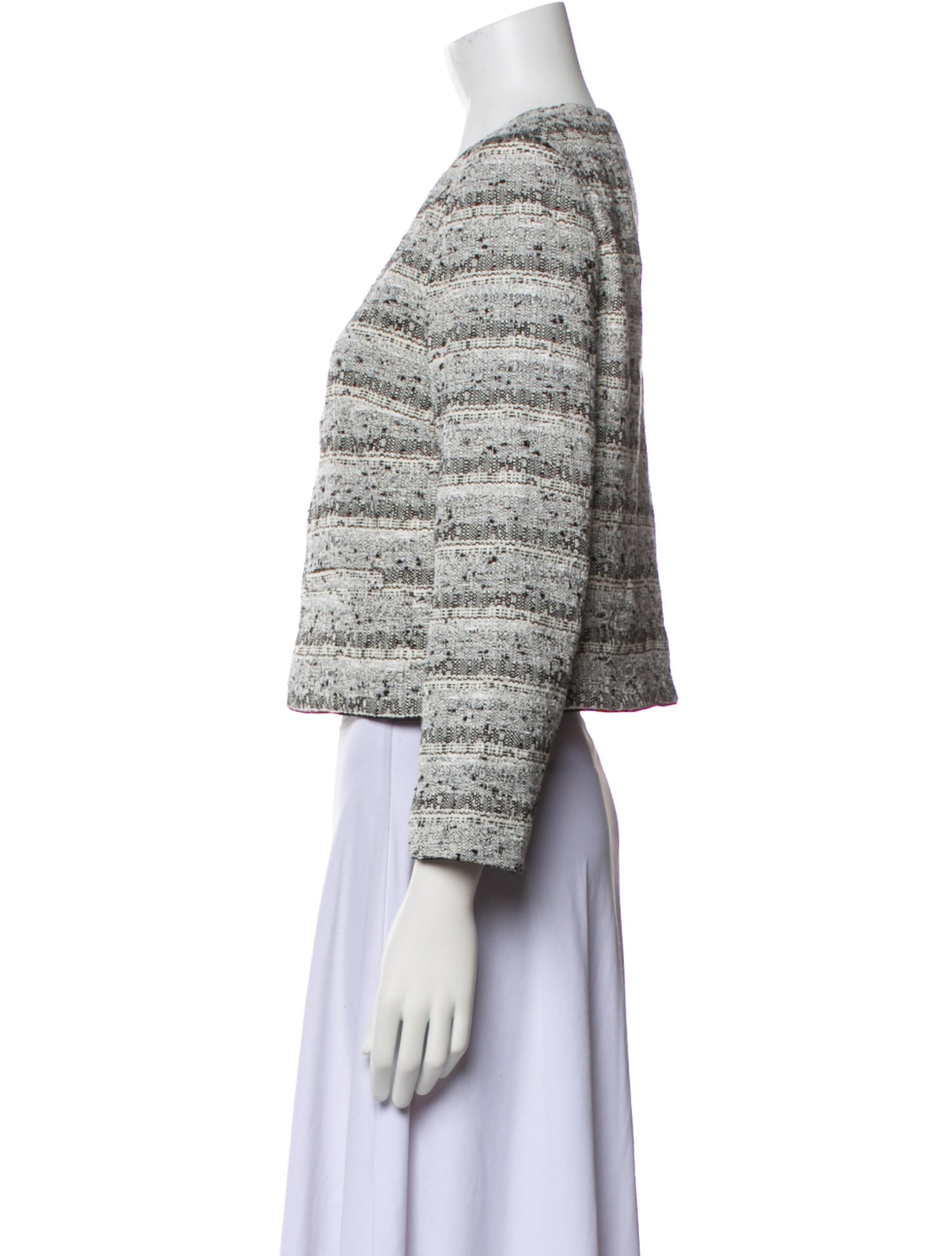 Paule Ka Tweed Tweed Pattern Evening Jacket