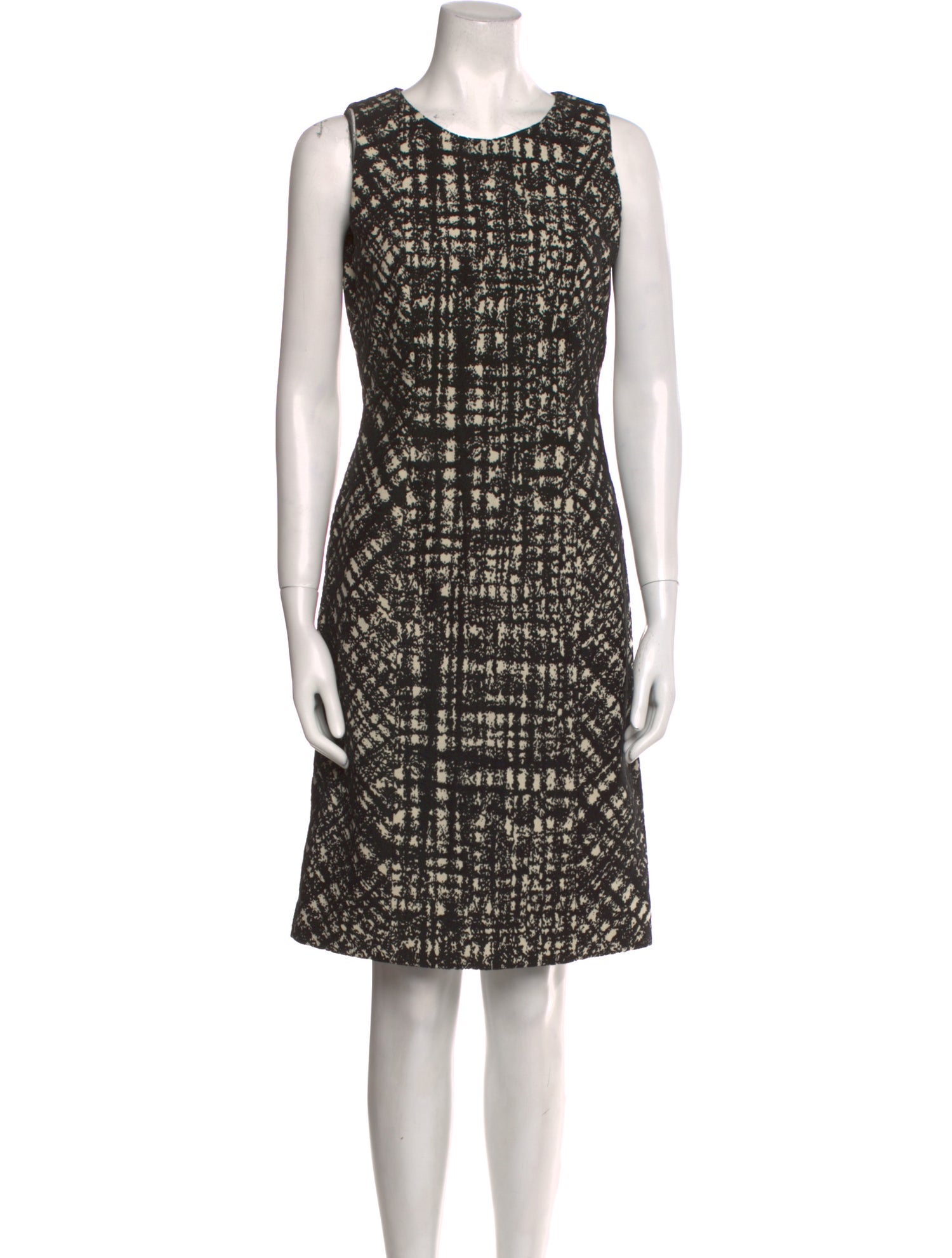 Paule Ka Printed Knee-Length Dress