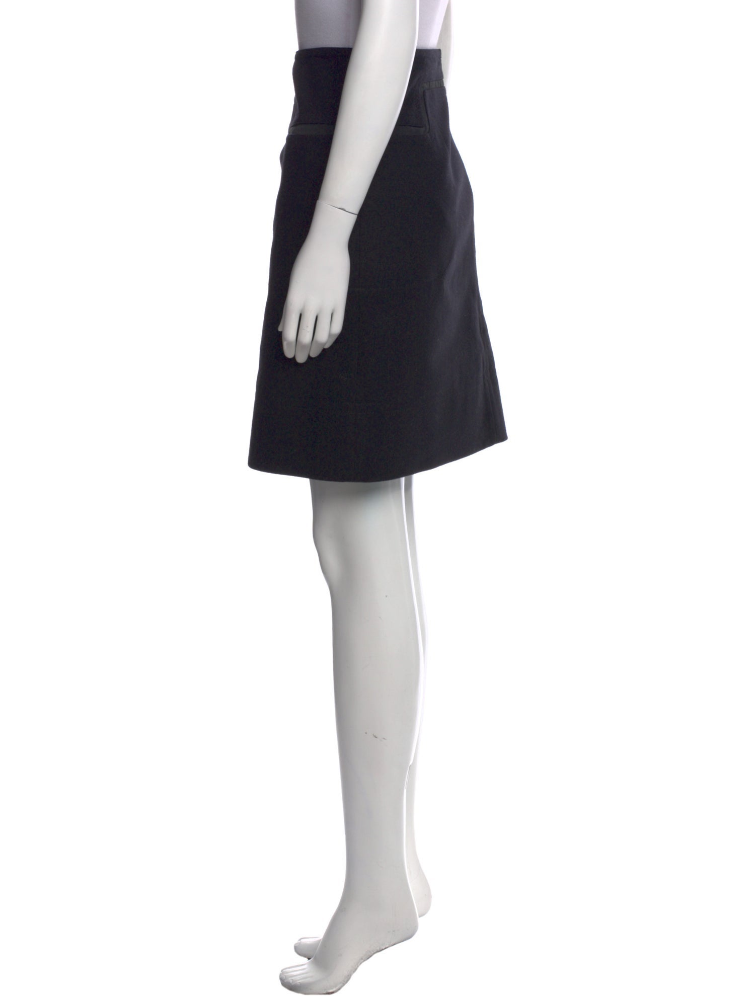 Paule Ka Virgin Wool Mini Skirt