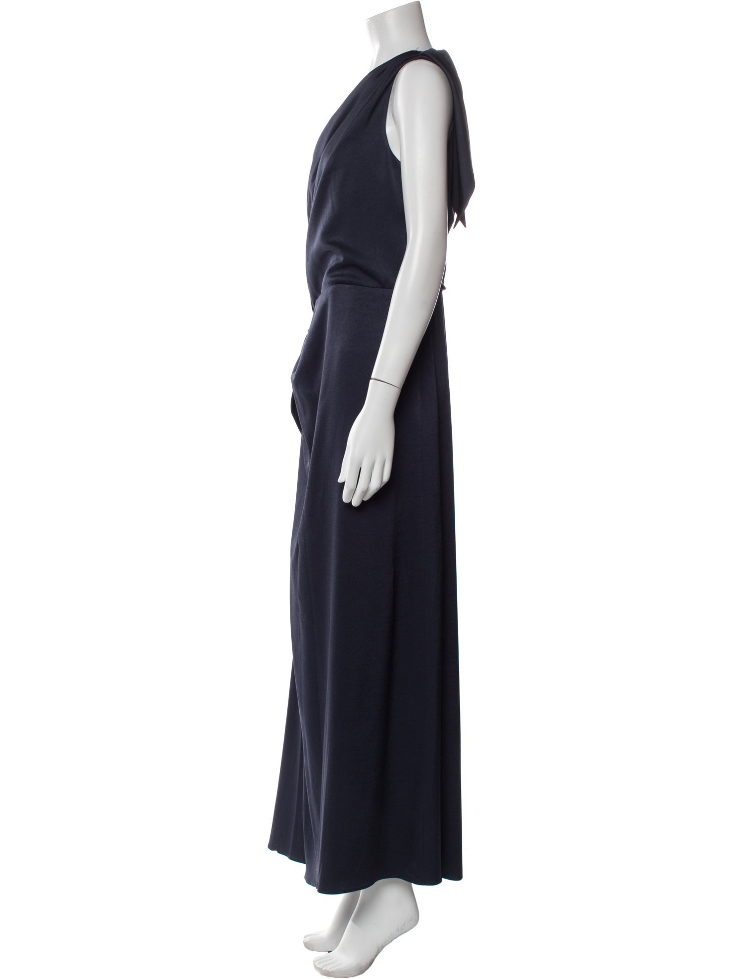 Paule Ka One-Shoulder Long Dress
