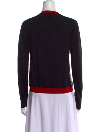 Paule Ka Wool Lace Pattern Sweater