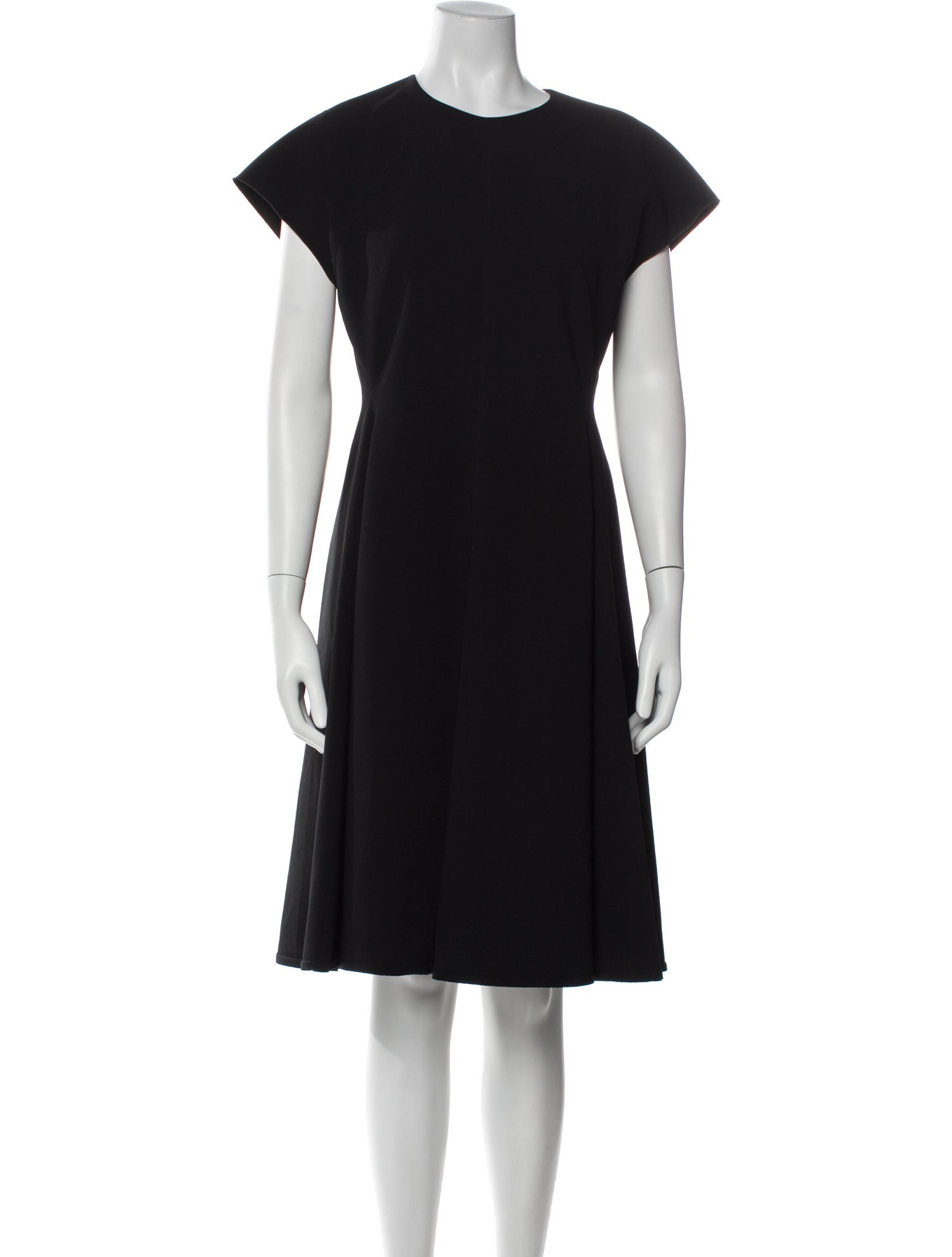 Paule Ka Crew Neck Knee-Length Dress