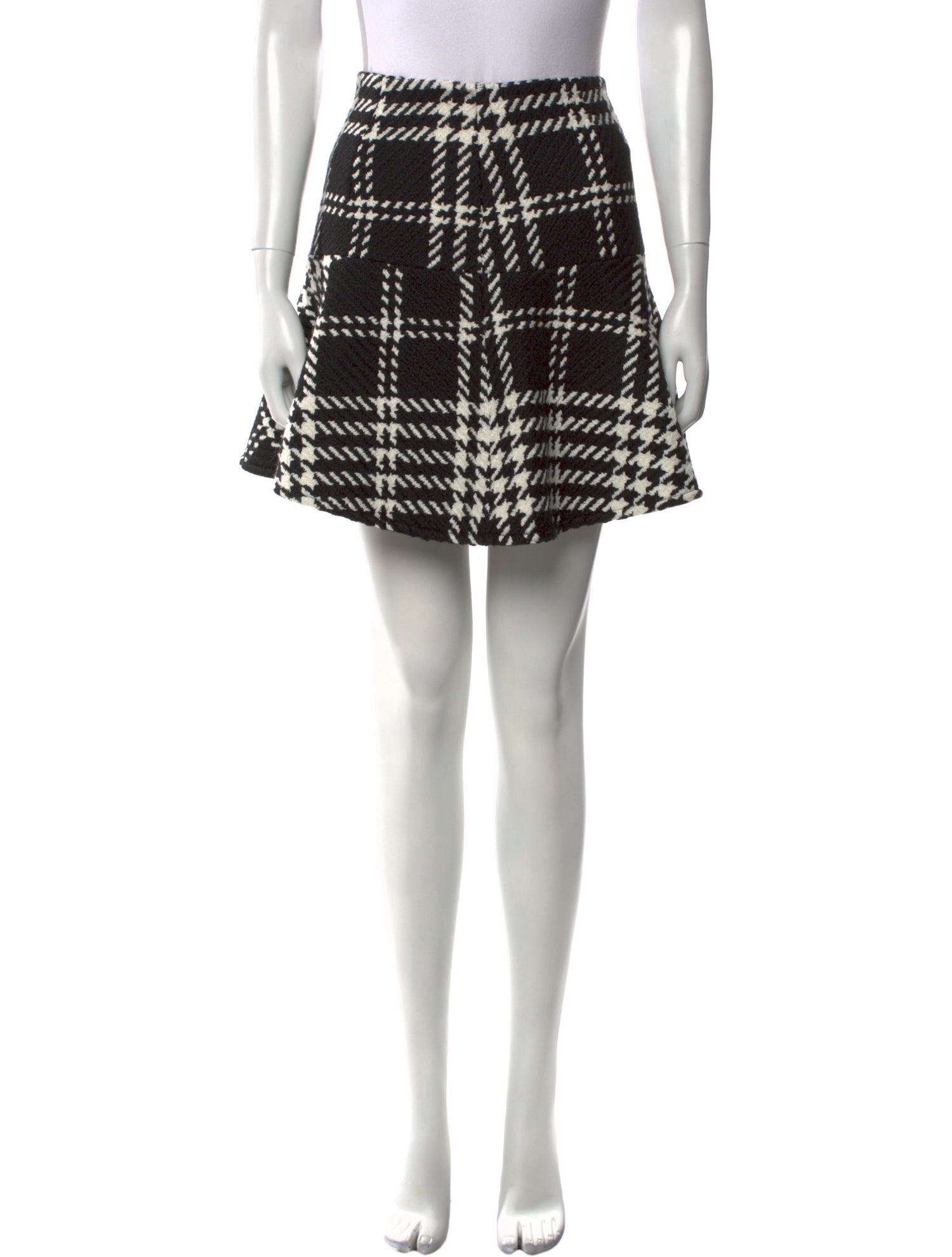 Paule Ka Plaid Print Mini Skirt w/ Tags