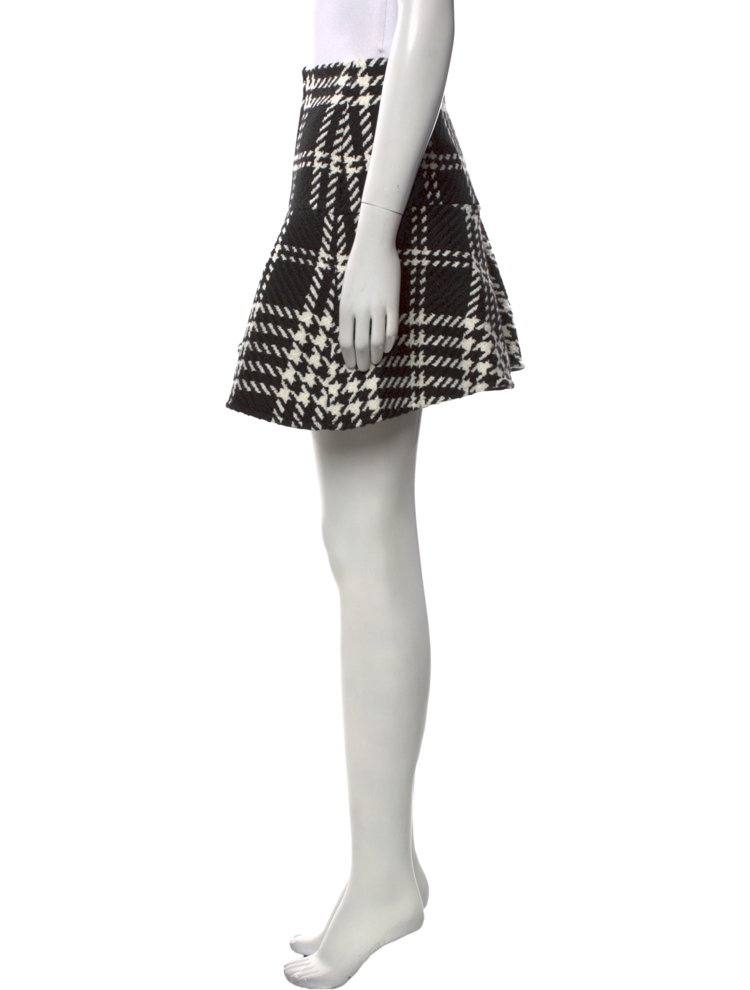 Paule Ka Plaid Print Mini Skirt w/ Tags