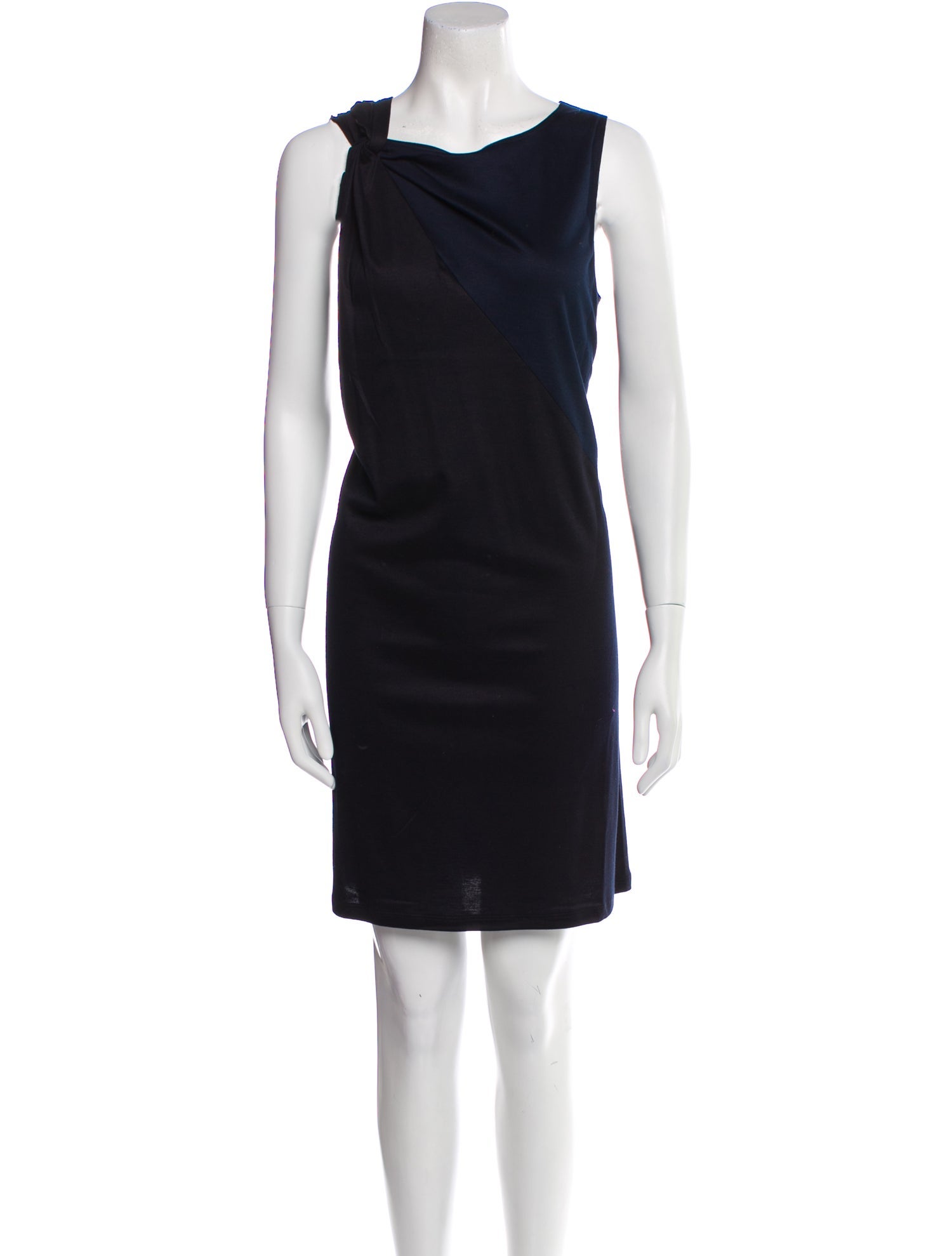 Paule Ka One-Shoulder Mini Dress