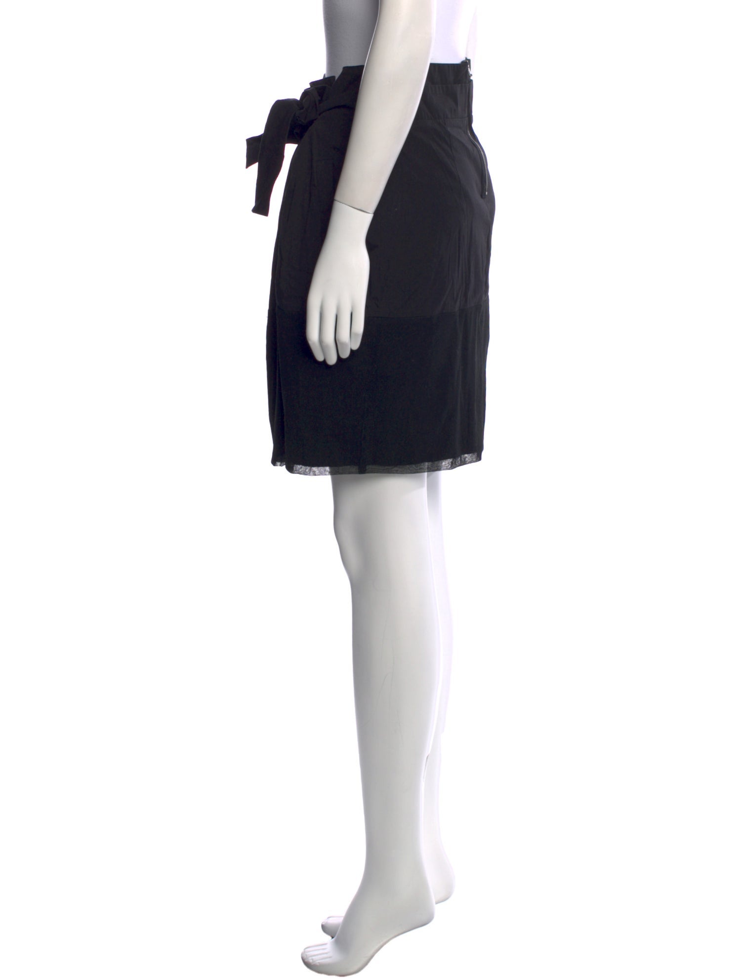 Paule Ka Ruffle Embellishment Knee-Length Skirt