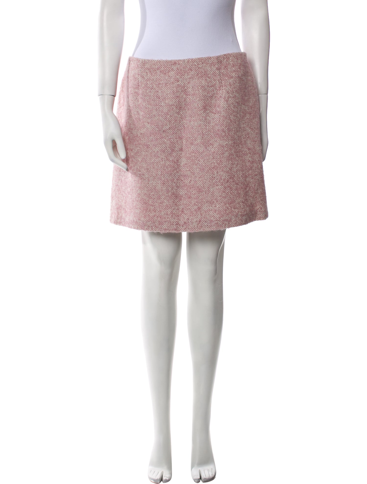 Paule Ka Virgin Wool Mini Skirt
