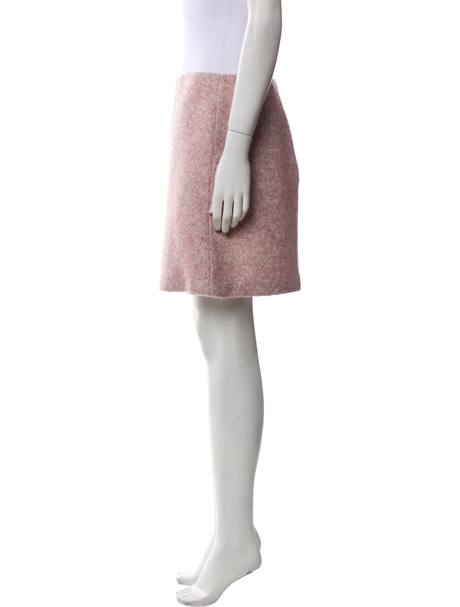 Paule Ka Virgin Wool Mini Skirt