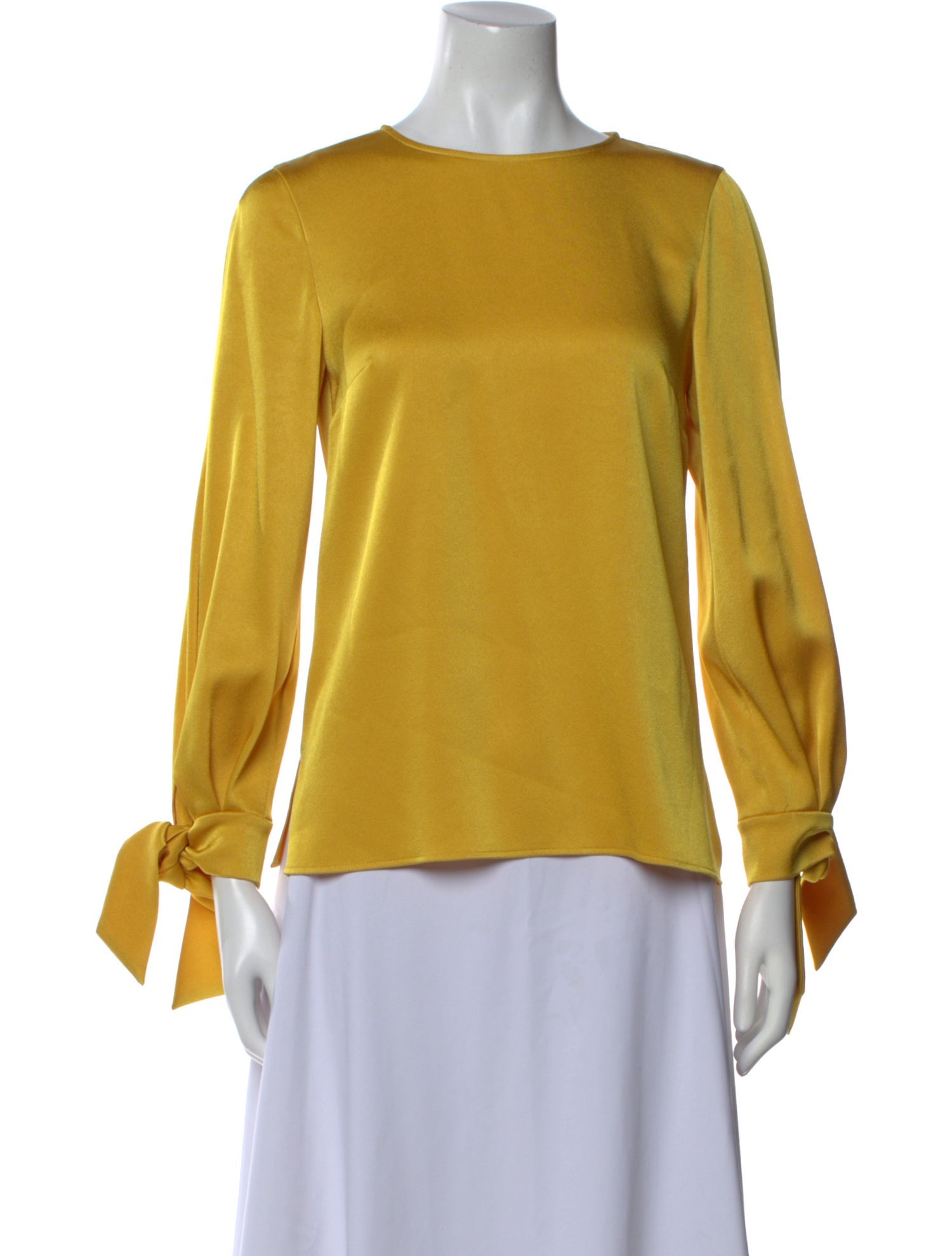 Paule Ka Bateau Neckline Long Sleeve Blouse
