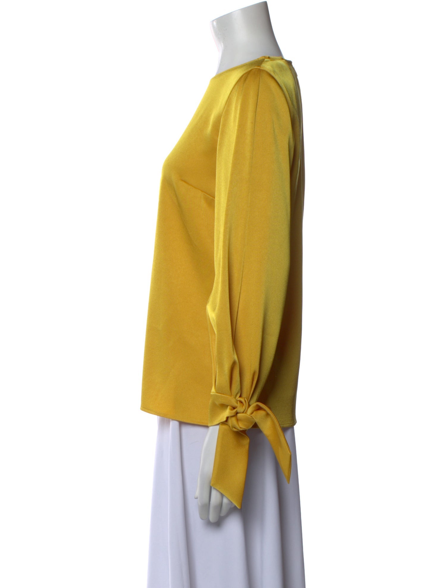 Paule Ka Bateau Neckline Long Sleeve Blouse