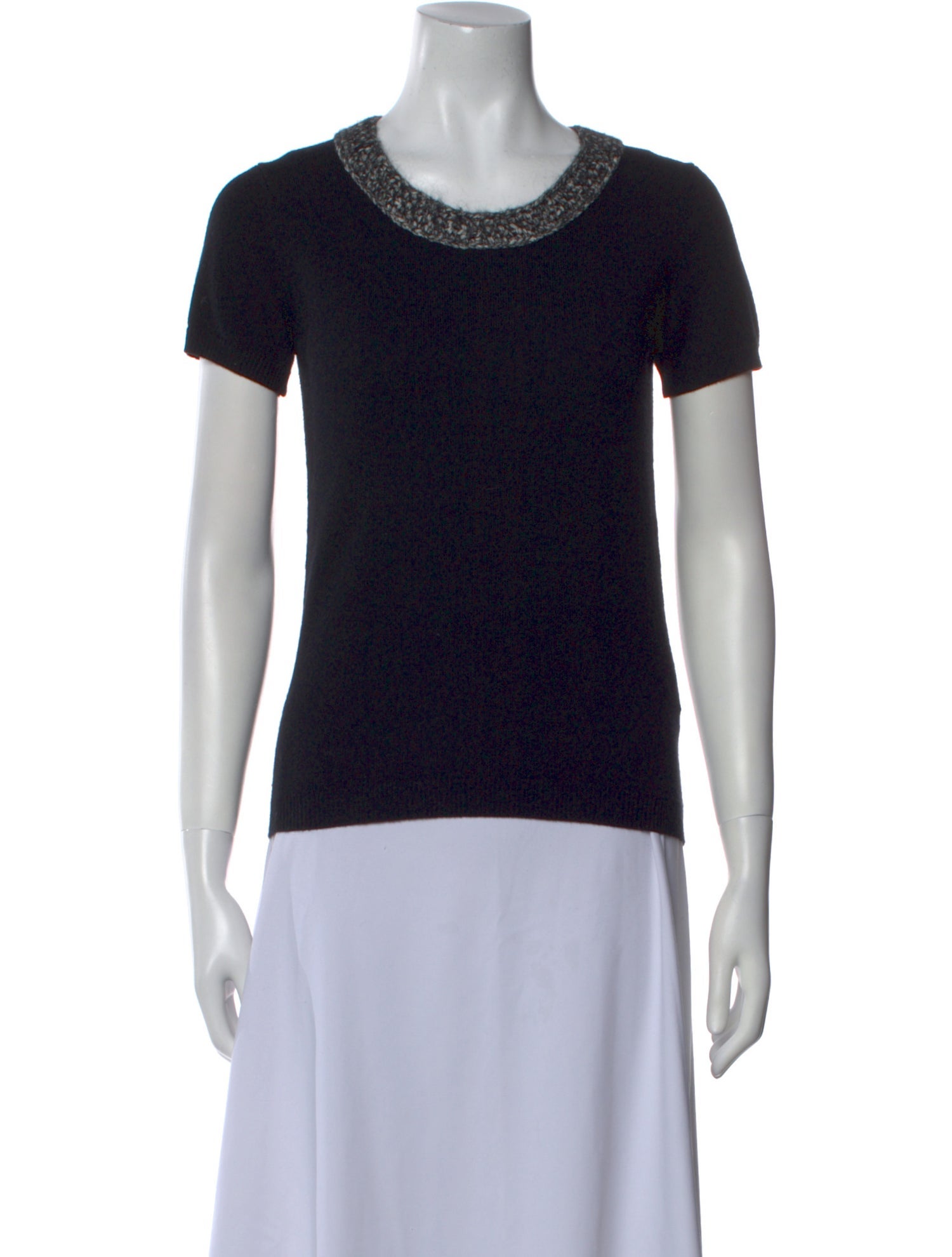 Paule Ka Cashmere Crew Neck Sweater