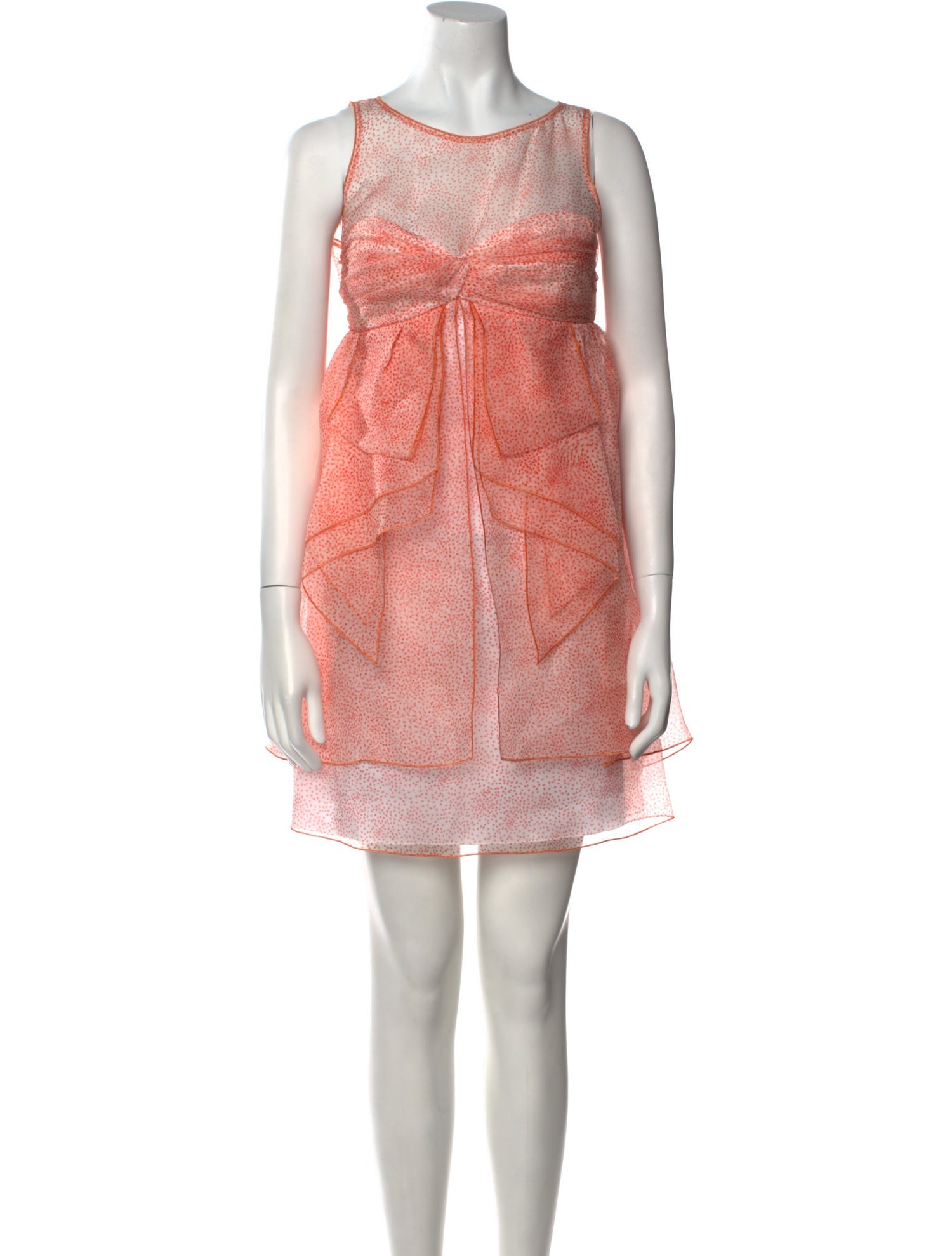 Paule Ka Silk Mini Dress